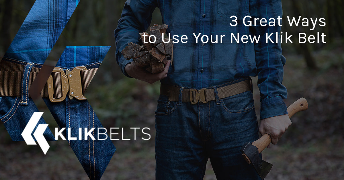 3 Great Ways to Use Your New Klik Belt