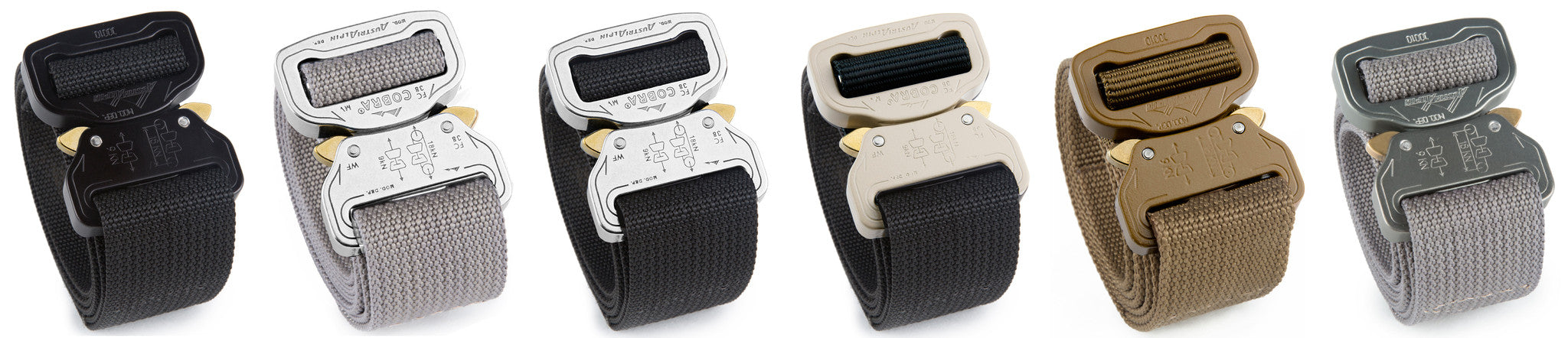 Klik Belts colors for 2016