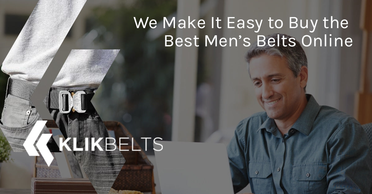 We Make It Easy to Buy the Best Men’s Belts Online
