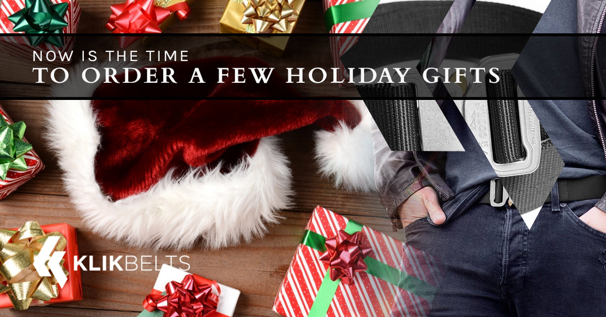 Now Is the Time to Order a Few Holiday Gifts