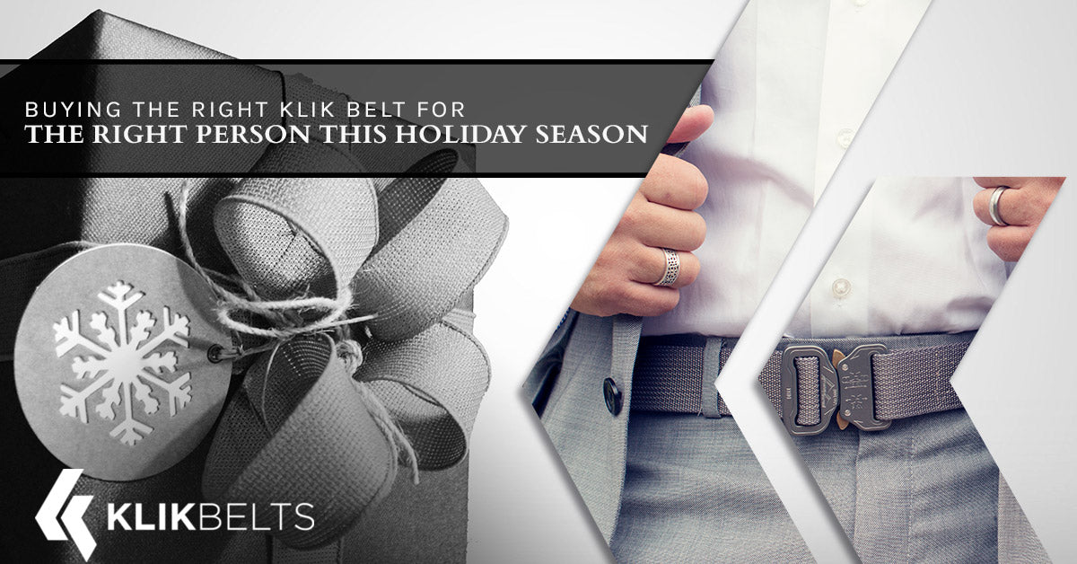 Buying The Right Klik Belt For The Right Person This Holiday Season