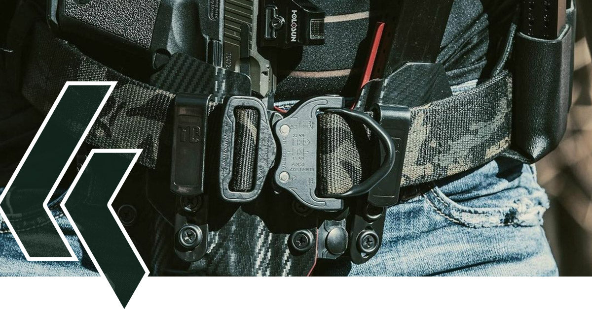 Image of a duty belt from Klik Belts.