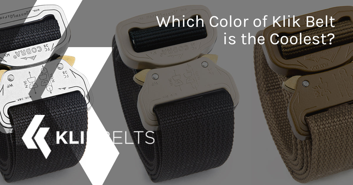 which color of klik belt is the coolest