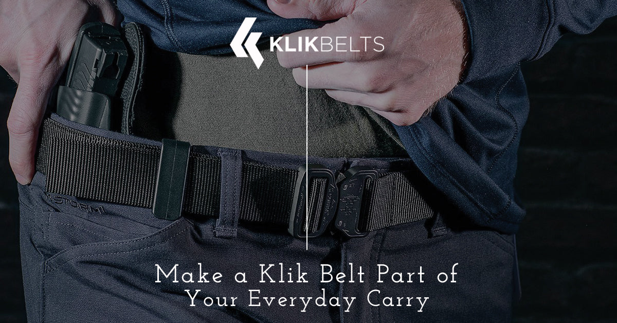 Make a Klik Belt Part of Your Everyday Carry