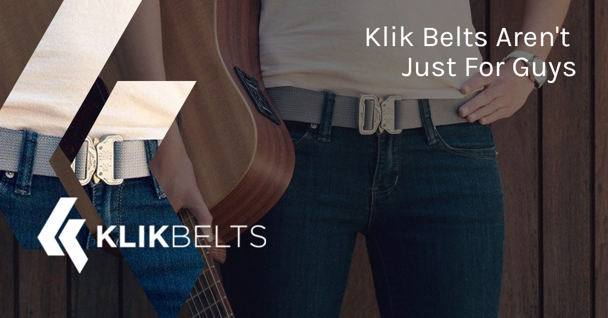 Klik Belts Aren't Just For Guys