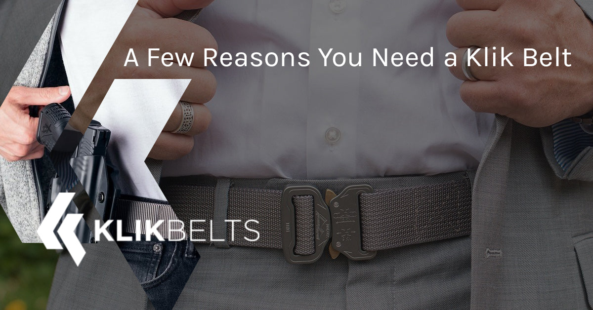 A Few Reasons You Need a Klik Belt