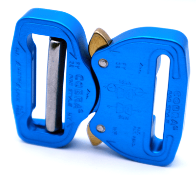 Belts Online:1.5 Metallic Blue COBRA® Buckle-fixed/variable I Klik Belts