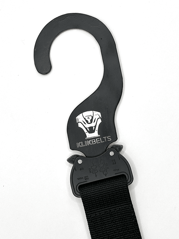 The All Metal Klik Hook PRO Heavy Duty Belt Hanger For All Standard Cobra® Buckle Belts